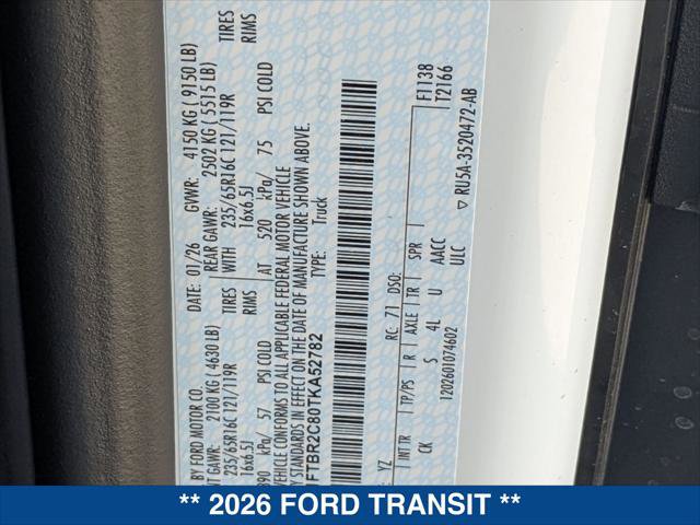 New 2026 Ford Transit 250 T250 AWD image 21