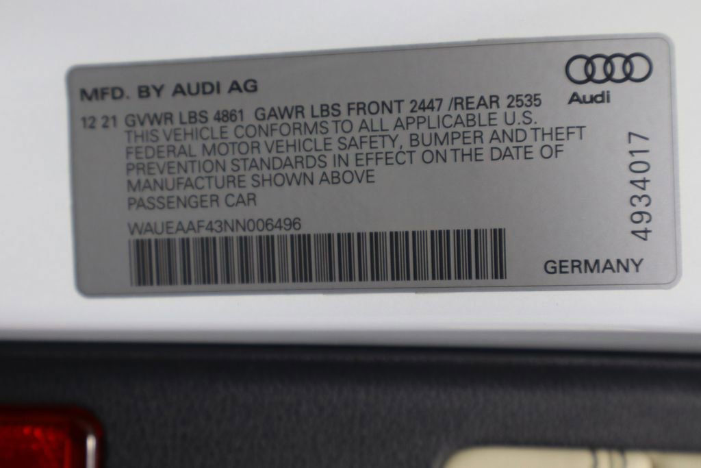Used 2022 Audi A4 2.0T Premium Plus w/ Premium Plus Package image 39