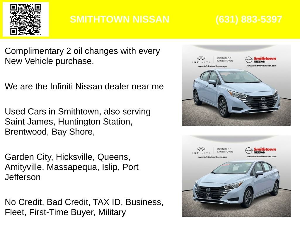 Used 2024 Nissan Versa SV w/ Trunk Package FWD image 2