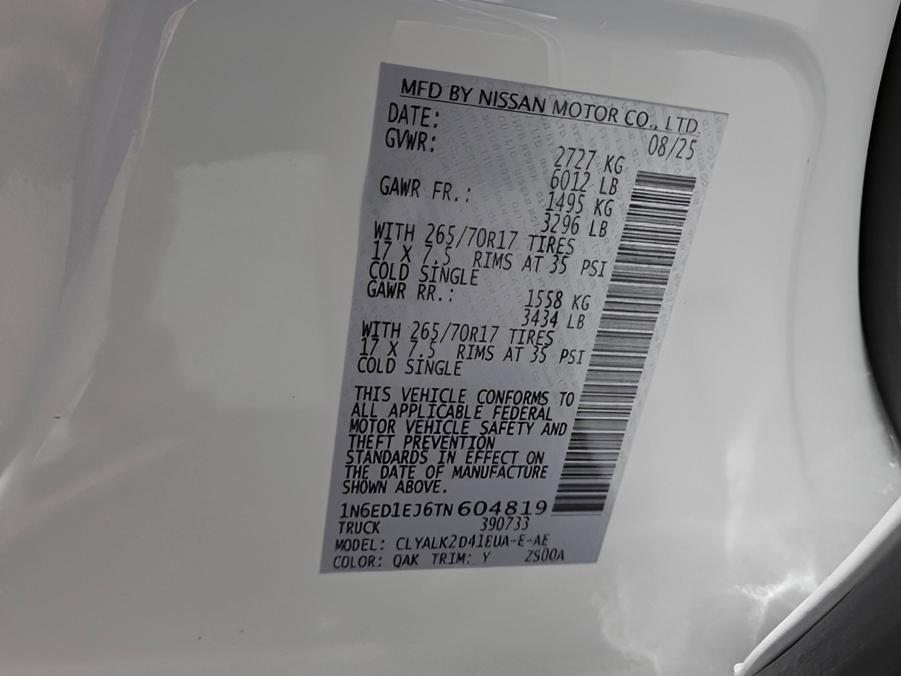 New 2026 Nissan Frontier Pro-X w/ Pro Premium Package RWD image 11