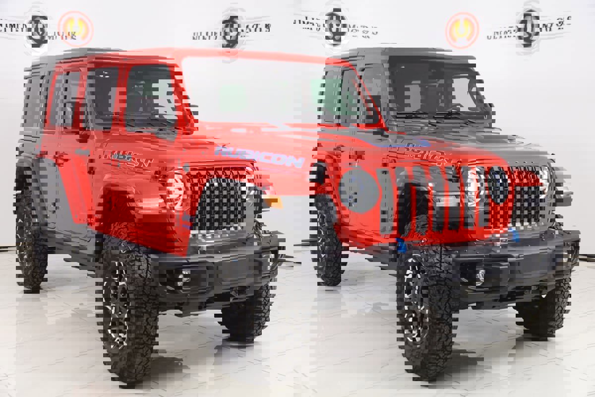 Used 2021 Jeep Wrangler Unlimited Rubicon 4xe w/ Steel Bumper Group image 21