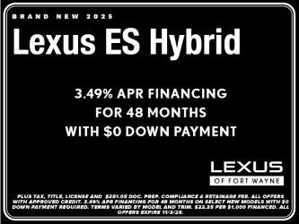 New 2025 Lexus ES 300h F Sport image 6