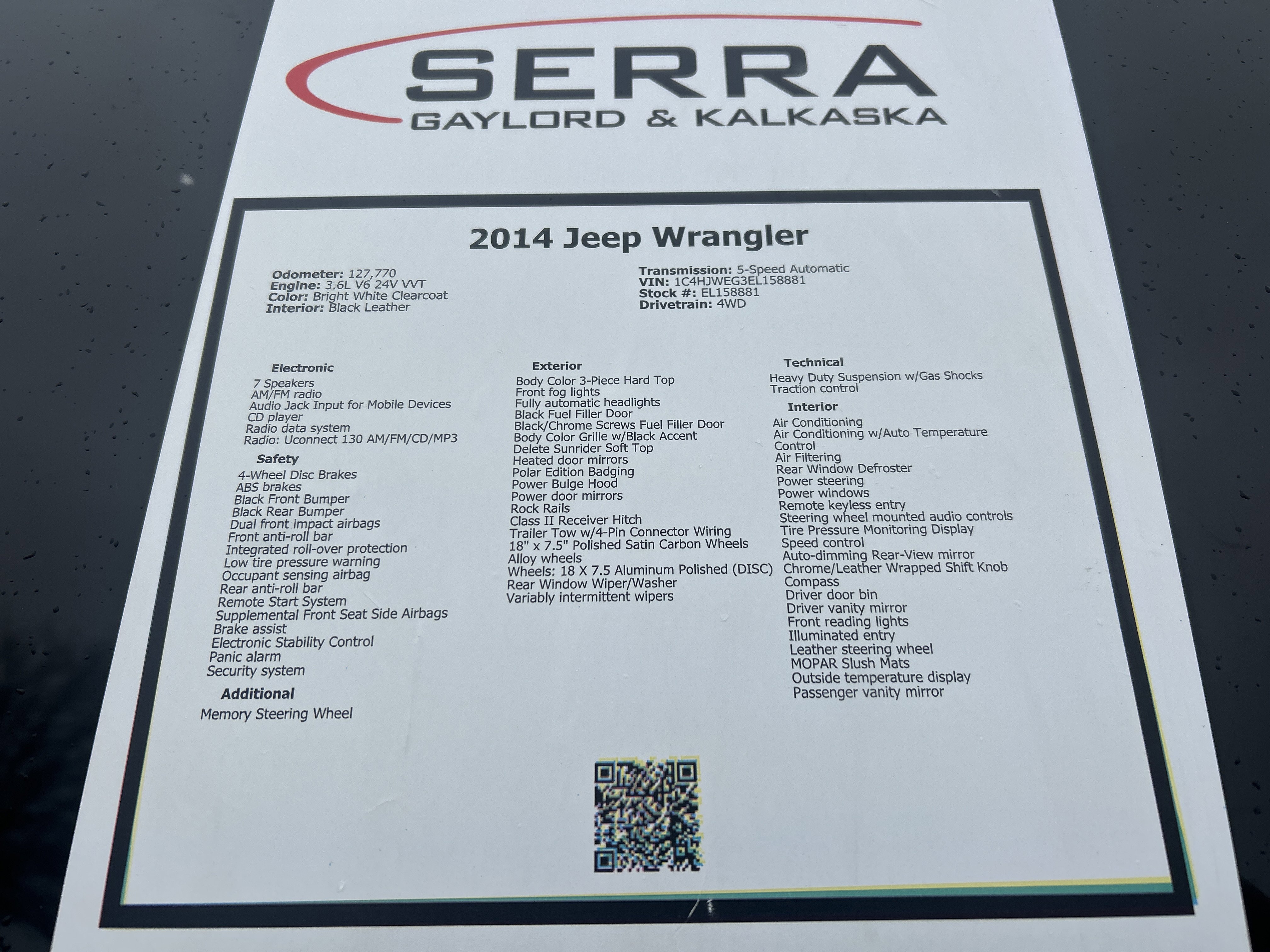Used 2014 Jeep Wrangler Polar Edition image 25