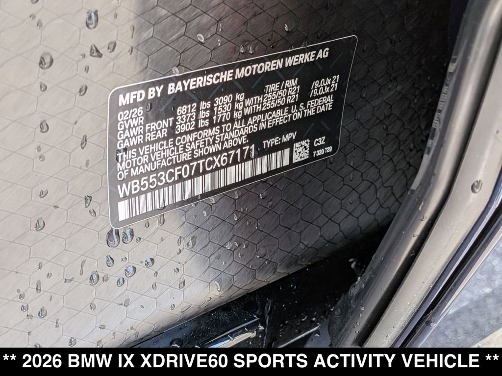 New 2026 BMW iX xDrive60 image 19