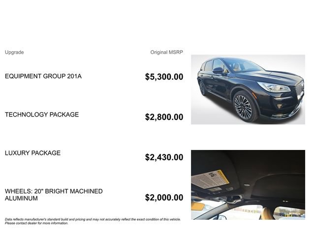 Used 2022 Lincoln Corsair Reserve w/ Equipment Group 201A image 3