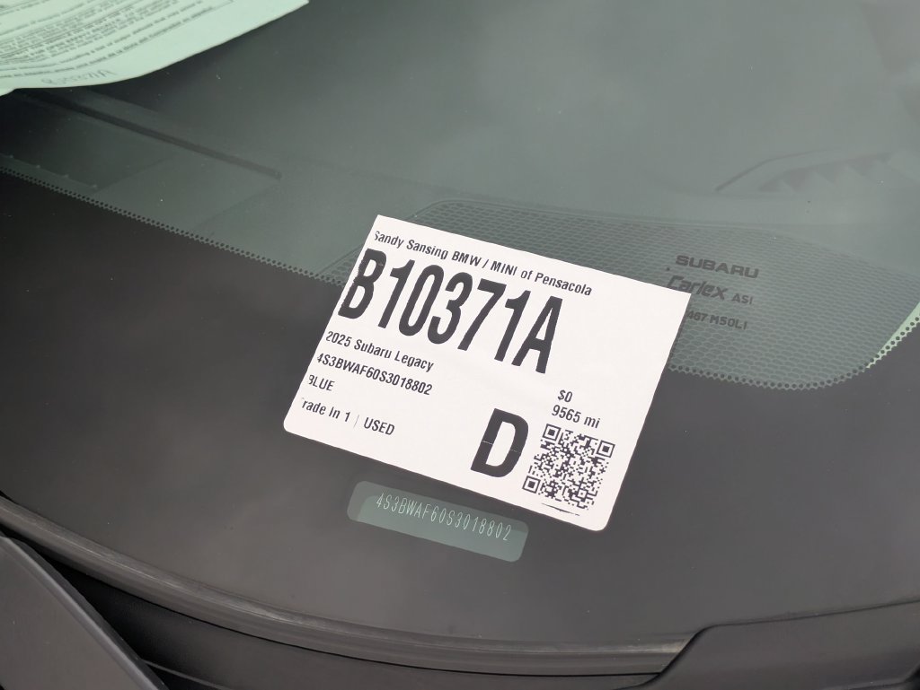 Used 2025 Subaru Legacy Premium w/ Popular Package #1A AWD/4WD image 6