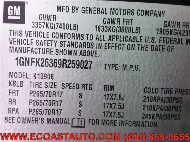Used 2009 Chevrolet Suburban LT AWD/4WD image 16