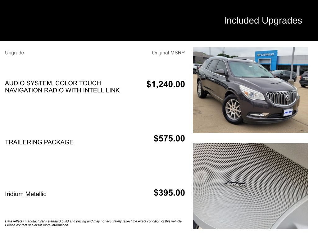 Used 2017 Buick Enclave Leather w/ Trailering Package FWD image 5