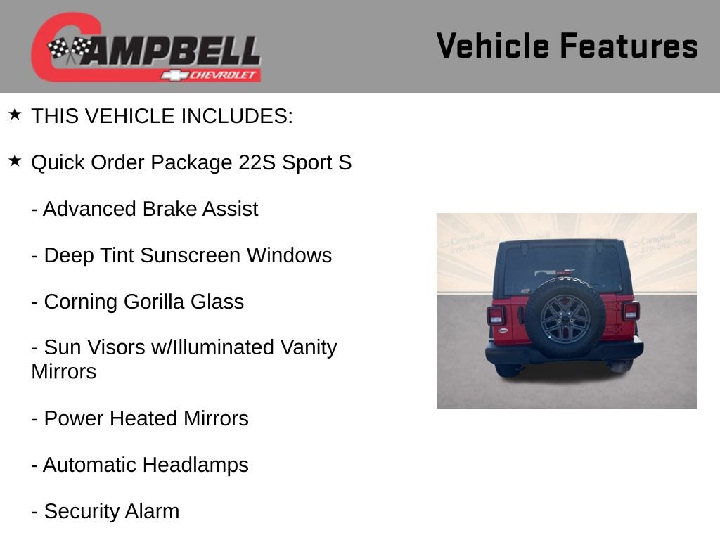Used 2025 Jeep Wrangler Sport S image 5