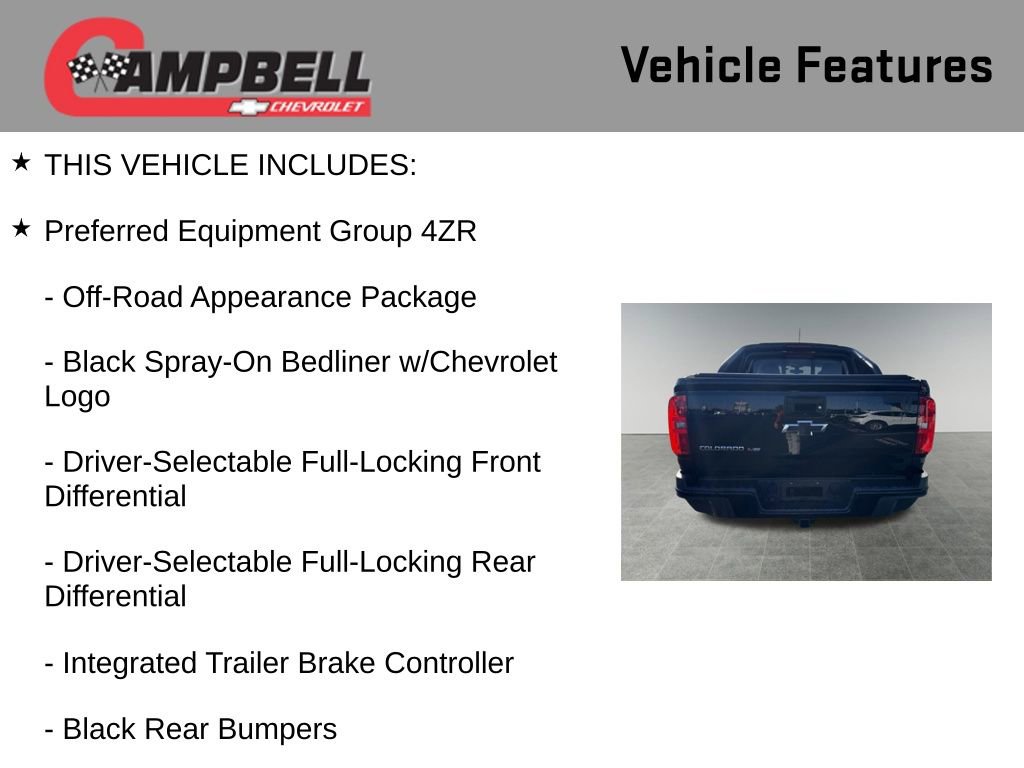 Used 2019 Chevrolet Colorado ZR2 w/ ZR2 Midnight Special Edition image 5