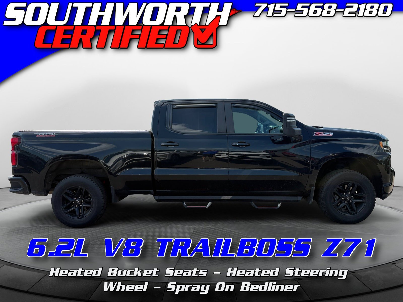 Used 2021 Chevrolet Silverado 1500 LT Trail Boss w/ Bed Protection Package