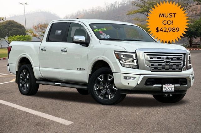 Certified 2023 Nissan Titan Platinum Reserve w/ Off Road Protection Package