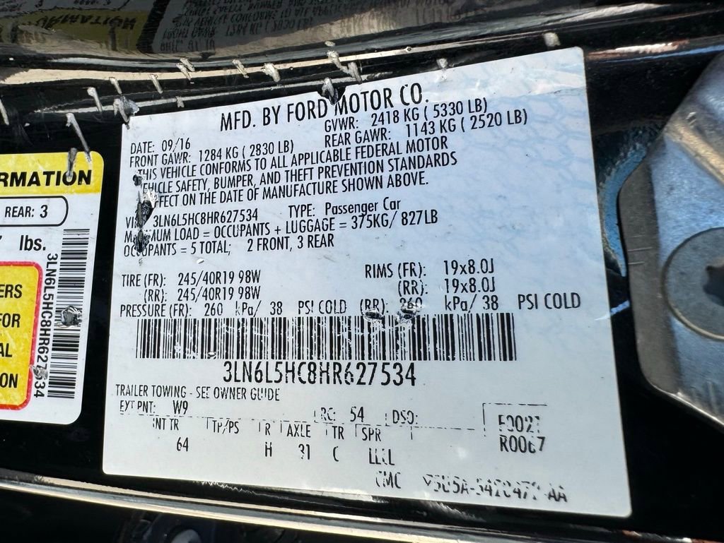 Used 2017 Lincoln MKZ Black Label w/ Technology Package image 29