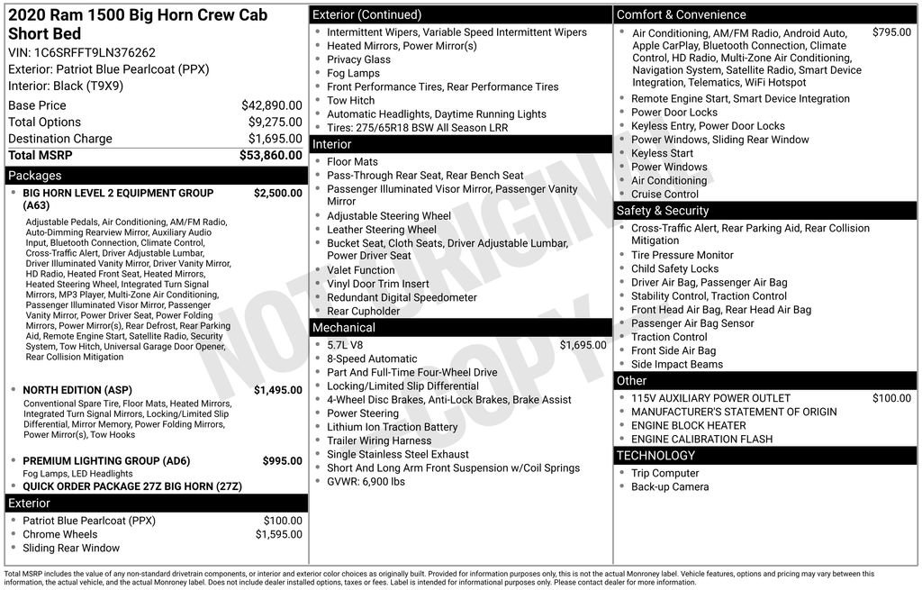 Used 2020 RAM 1500 Big Horn image 35
