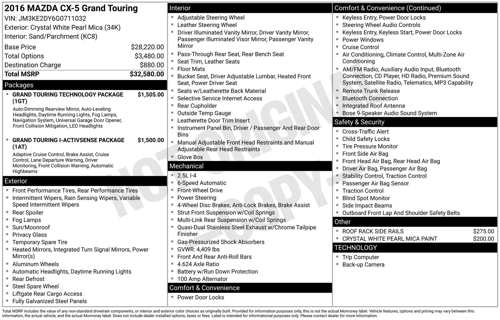 Used 2016 MAZDA CX-5 Grand Touring FWD image 33