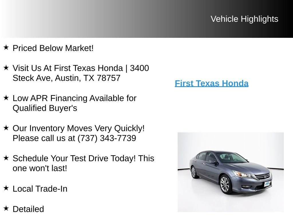 Used 2013 Honda Accord Sport image 9
