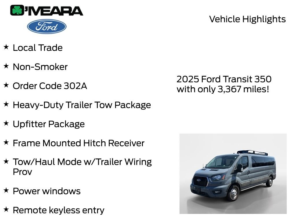 Used 2025 Ford Transit 350 XLT AWD/4WD image 8
