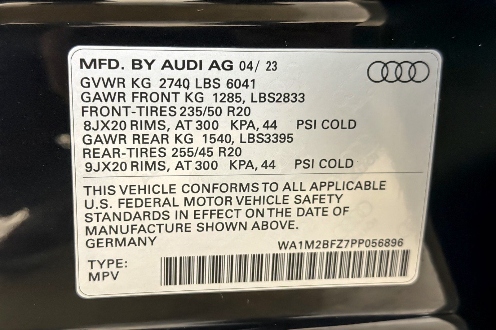 Certified 2023 Audi Q4 e-tron Prestige w/ Black Optic Package AWD/4WD image 28