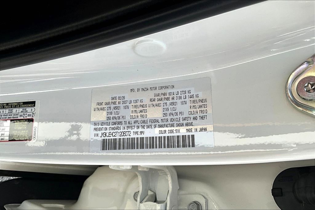 New 2026 MAZDA CX-70 3.3 Turbo S w/ Premium Plus AWD/4WD image 9