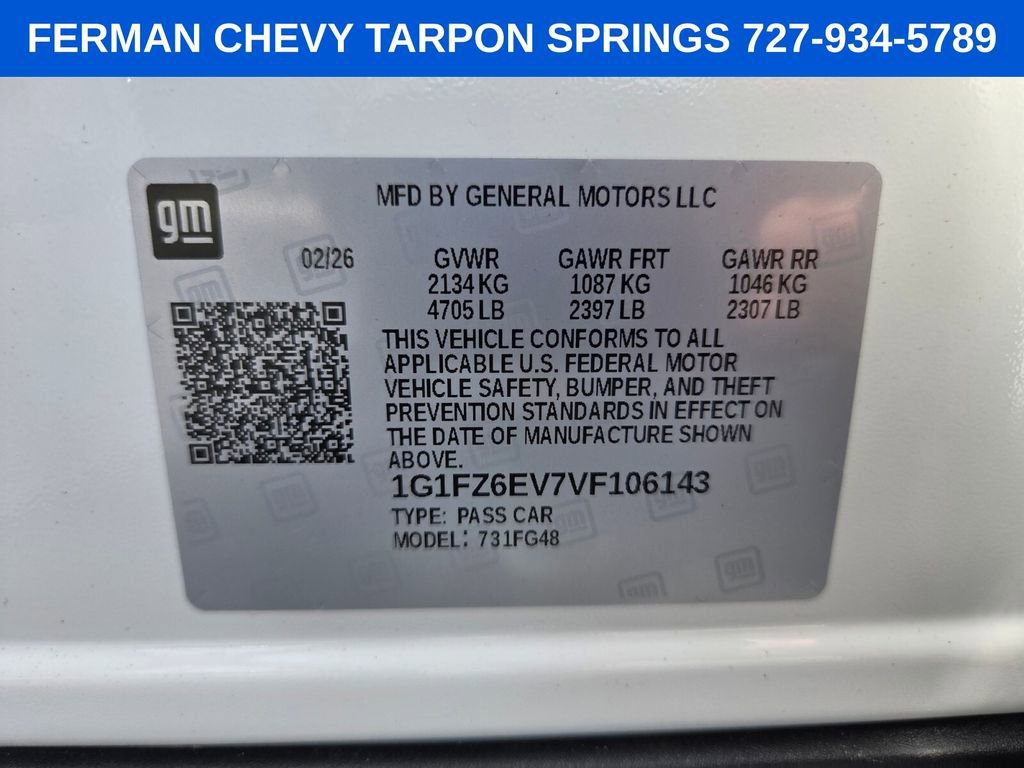 New 2027 Chevrolet Bolt RS image 20