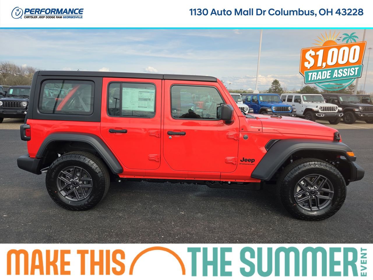 New 2026 Jeep Wrangler Unlimited Sport AWD/4WD image 8