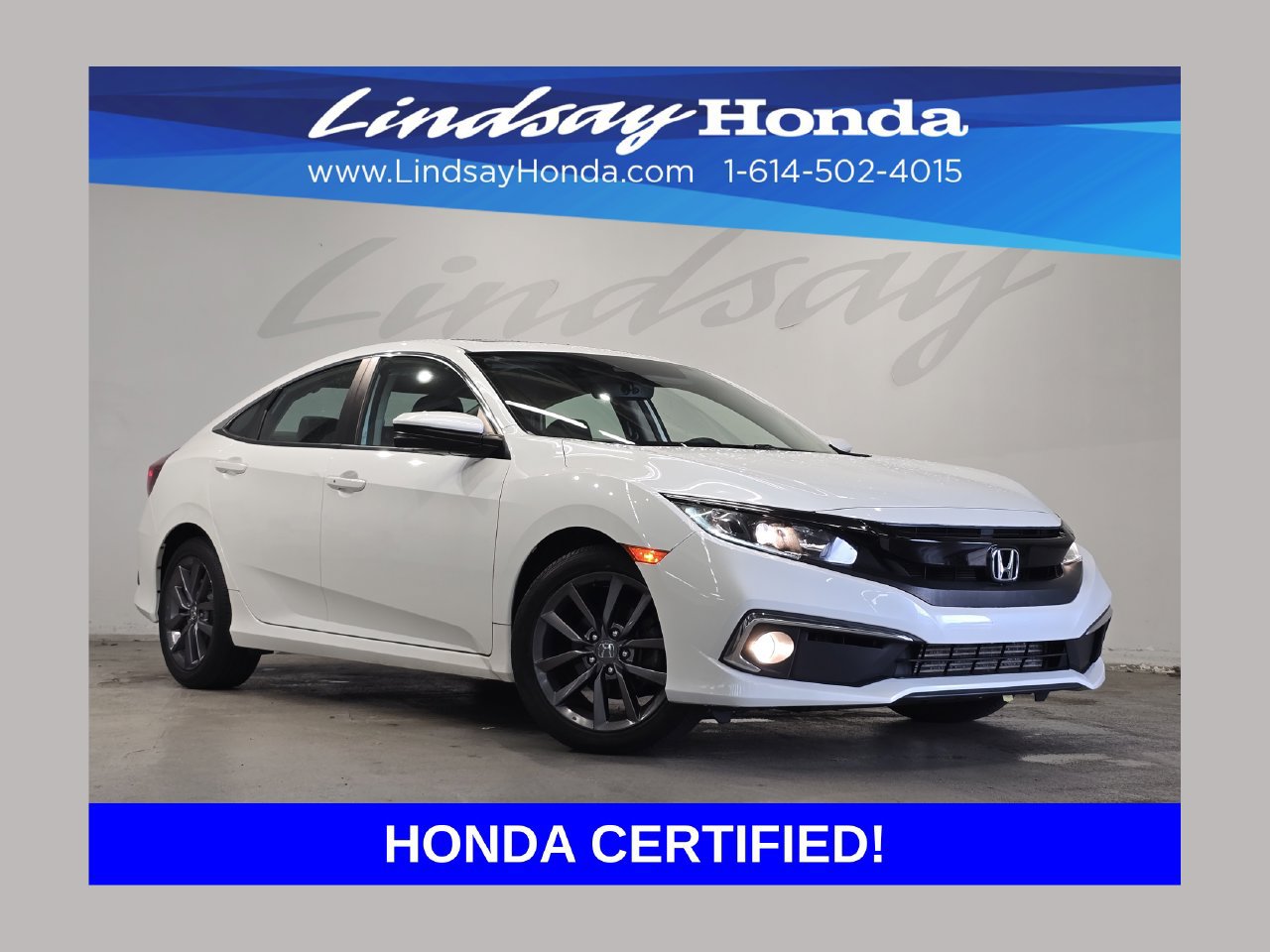 Certified 2021 Honda Civic EX-L