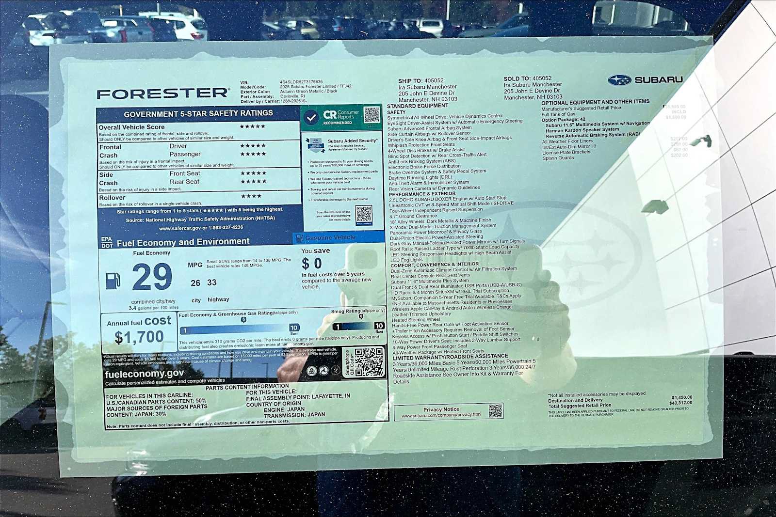 New 2026 Subaru Forester Limited AWD/4WD image 18