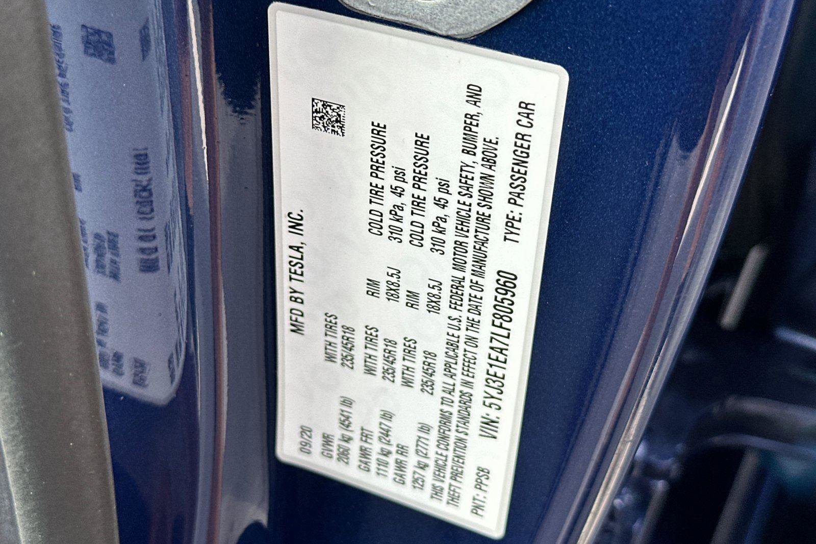 Used 2020 Tesla Model 3 Standard Range Plus image 27