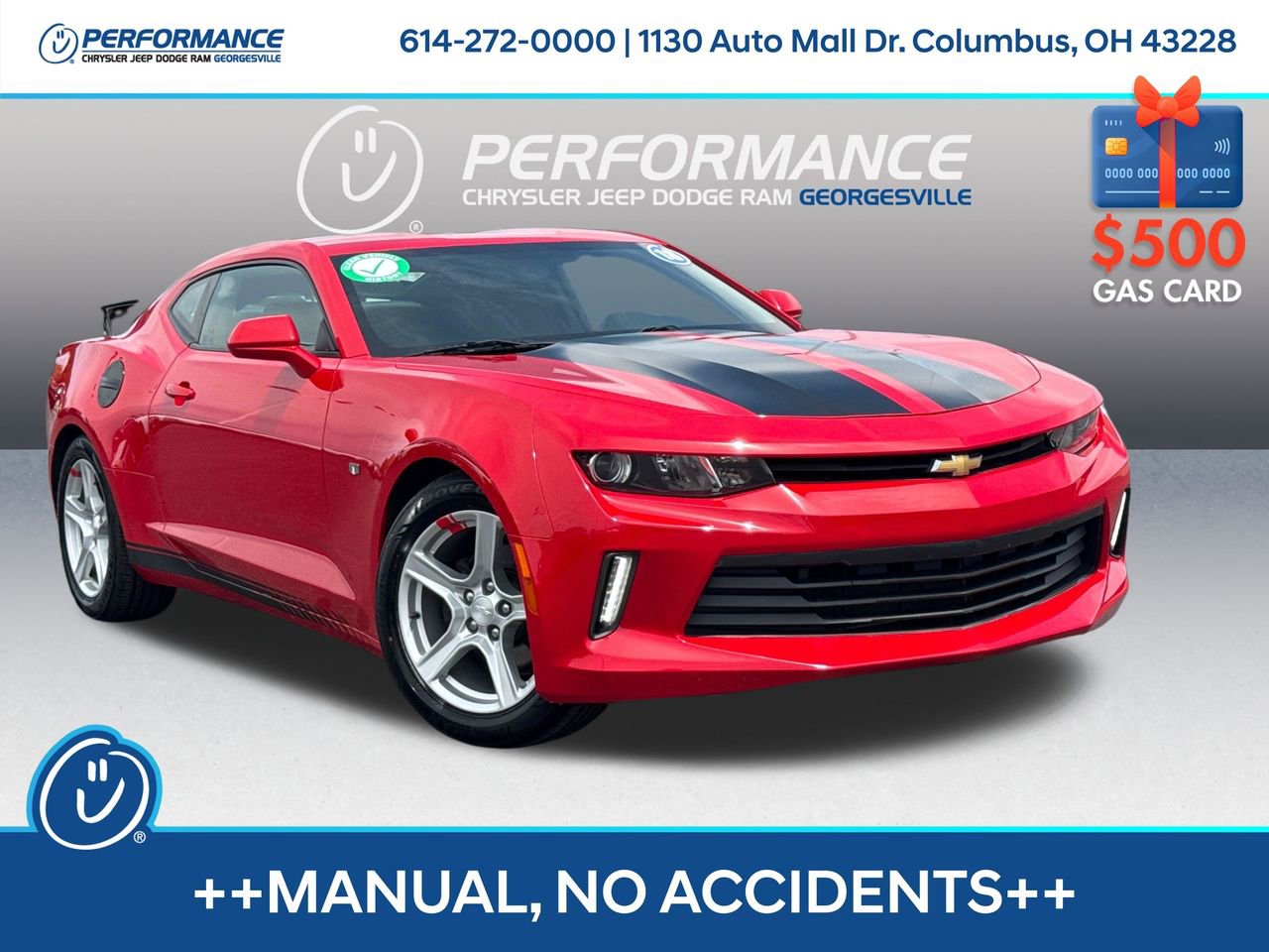 Used 2018 Chevrolet Camaro LS w/ Technology Package RWD image 1