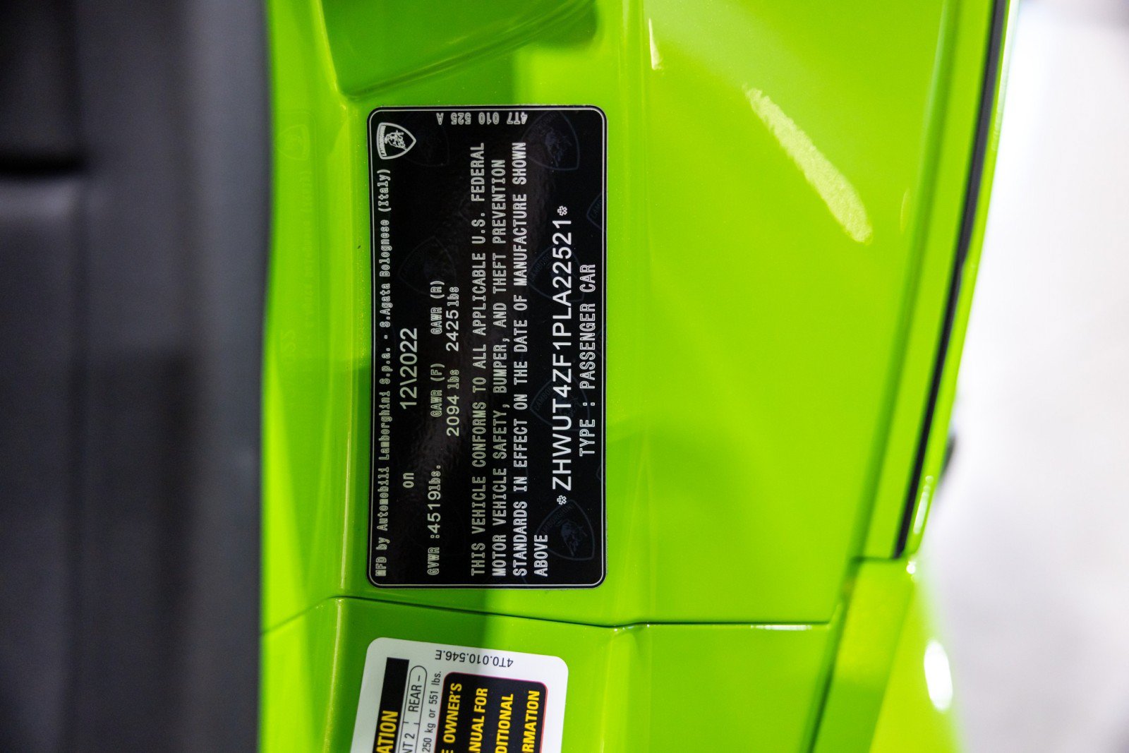 Used 2023 Lamborghini Huracan EVO AWD/4WD image 53