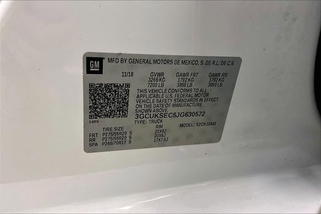 Used 2018 Chevrolet Silverado 1500 LTZ w/ Sport Package image 24