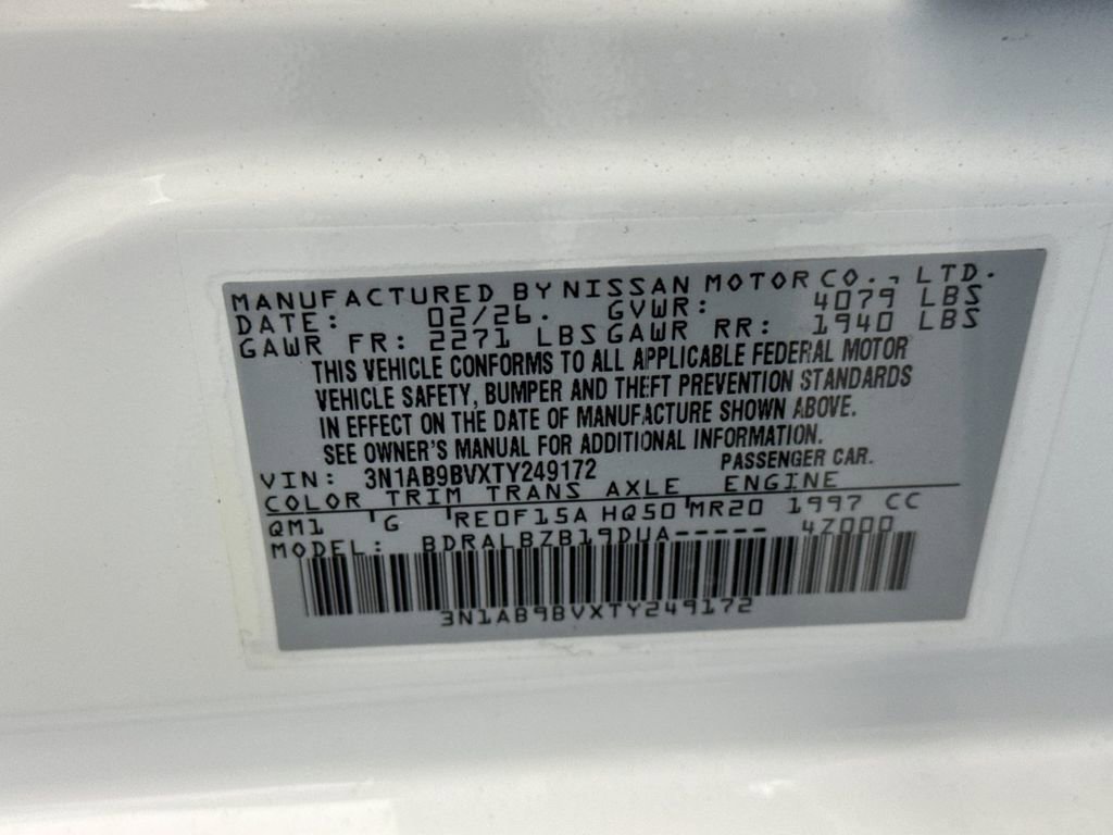 New 2026 Nissan Sentra S w/ Floor Mat Package FWD image 27