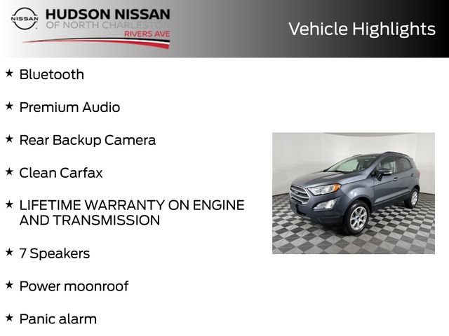 Used 2022 Ford EcoSport SE w/ SE Convenience Package image 10