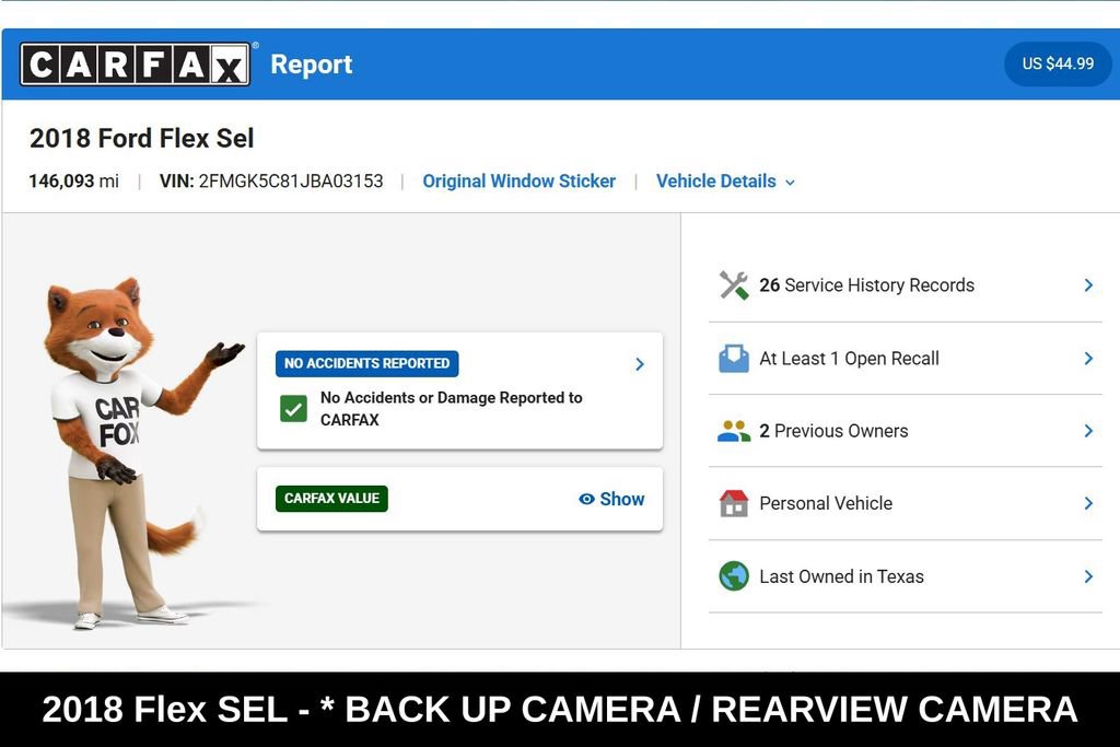 Used 2018 Ford Flex SEL w/ Equipment Group 202A FWD image 9