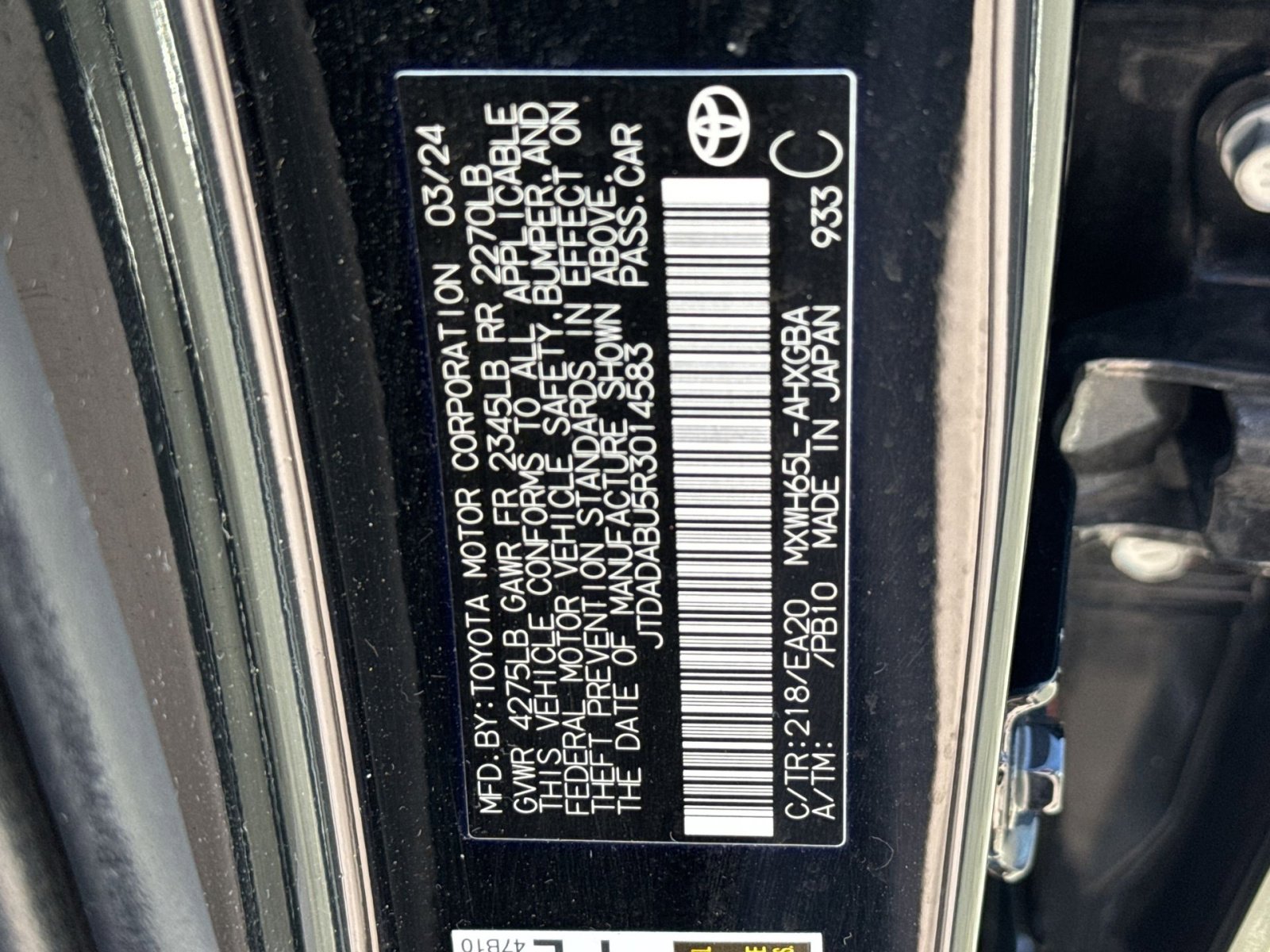 Used 2024 Toyota Prius XLE image 33