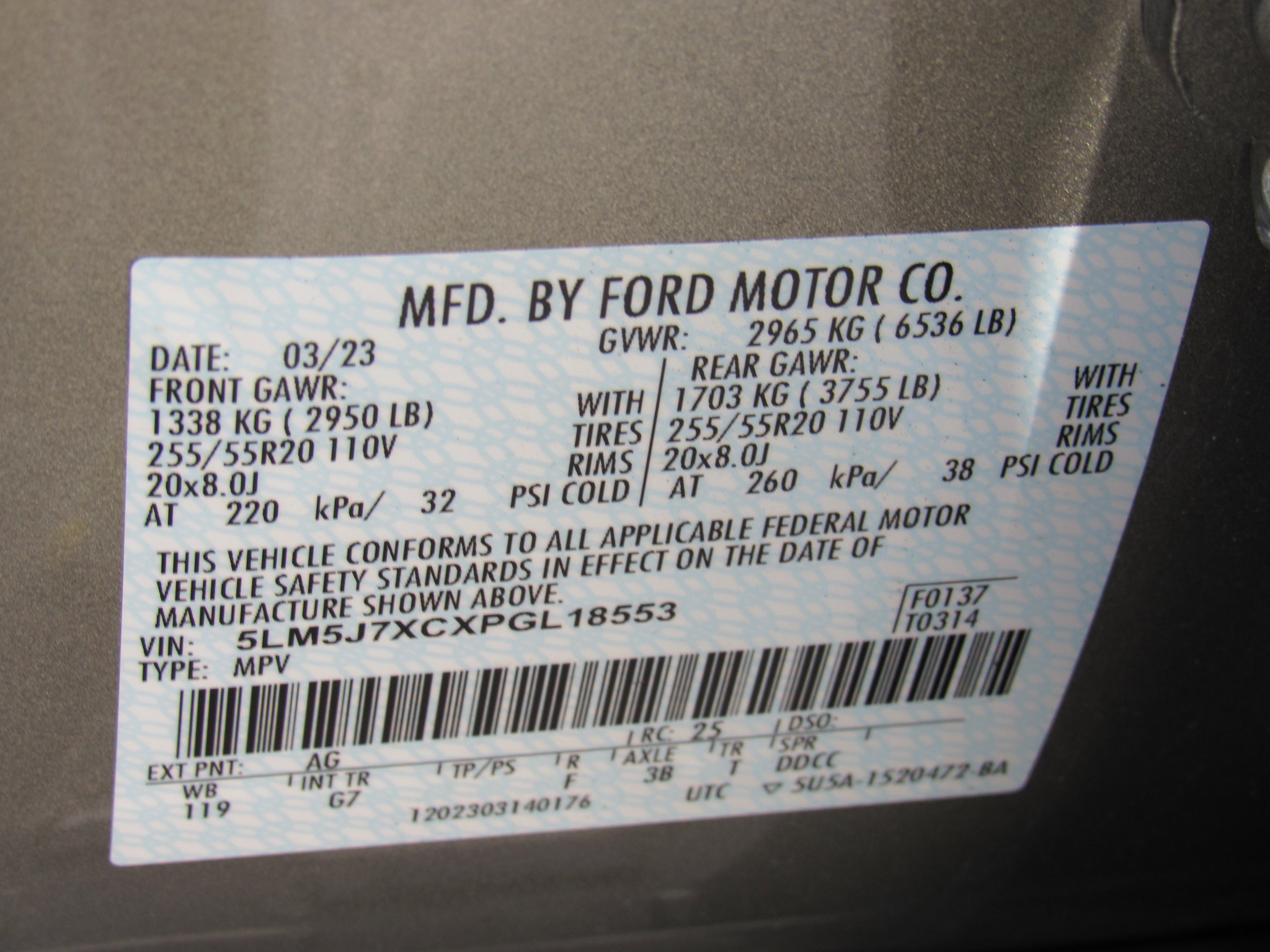 Used 2023 Lincoln Aviator Reserve w/ Equipment Group 201A image 17