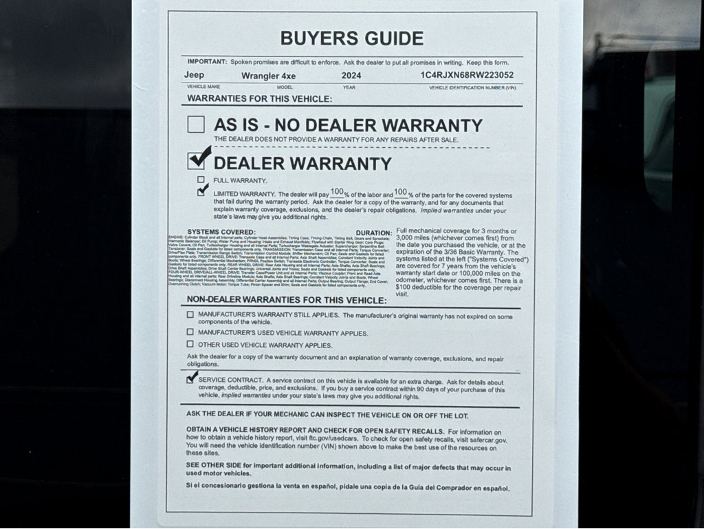 Certified 2024 Jeep Wrangler Sport S w/ Convenience Group image 26