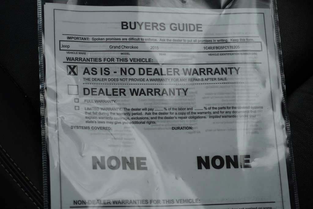 Used 2015 Jeep Grand Cherokee Limited image 40