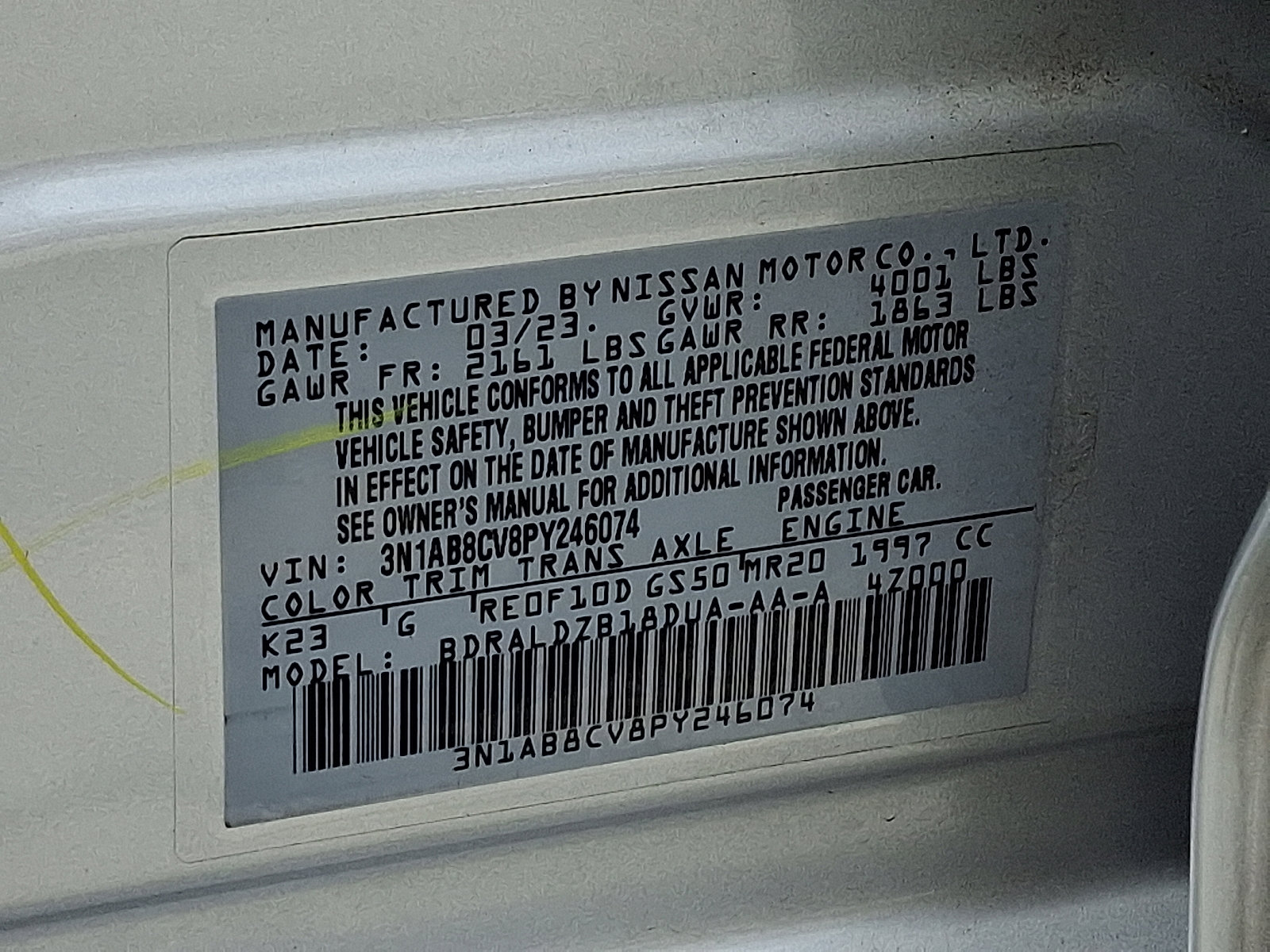 Used 2023 Nissan Sentra SV image 27