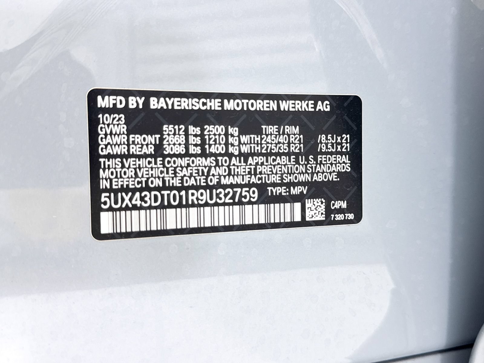 Used 2024 BMW X4 M40i w/ Parking Assistance Package AWD/4WD image 40