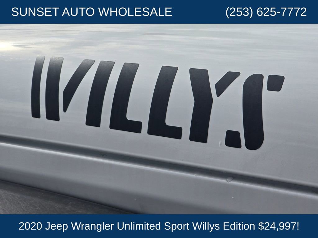 Used 2020 Jeep Wrangler Unlimited Willys image 30