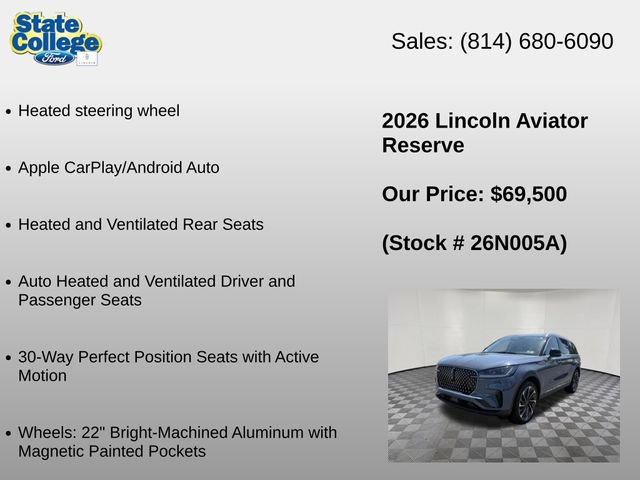 Used 2026 Lincoln Aviator Reserve AWD/4WD image 36