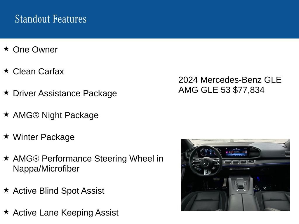 Used 2024 Mercedes-Benz GLE 53 AMG 4MATIC Coupe image 9