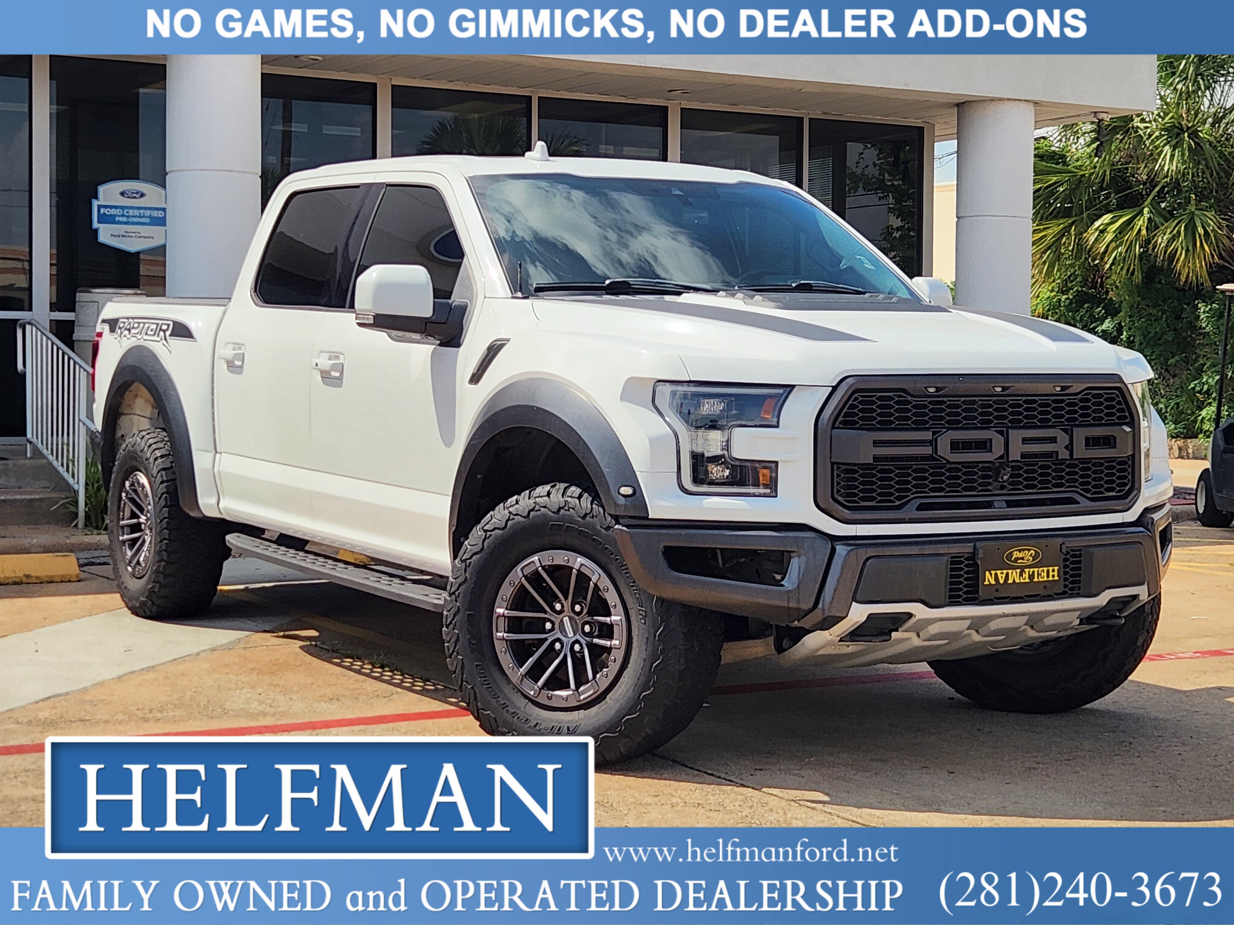 Used 2019 Ford F150 Raptor w/ Equipment Group 802A Luxury AWD/4WD image 1