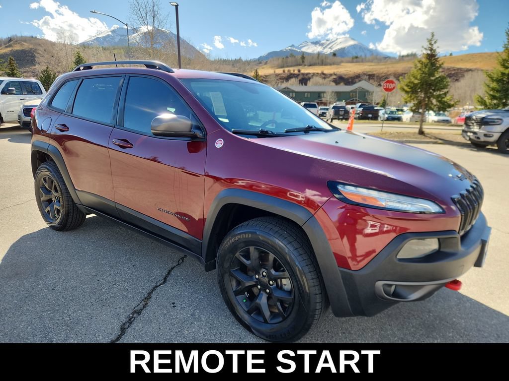Used 2018 Jeep Cherokee Trailhawk w/ Quick Order Package 27L AWD/4WD image 9