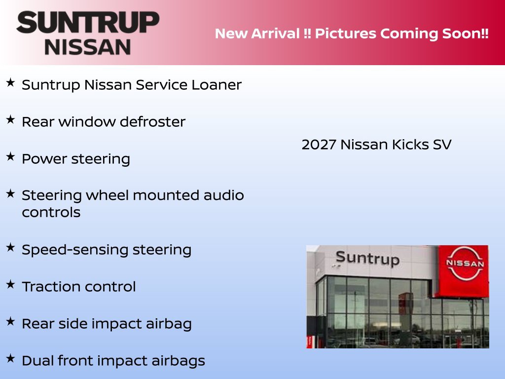 Used 2027 Nissan Kicks SV w/ SV Premium Package FWD image 3