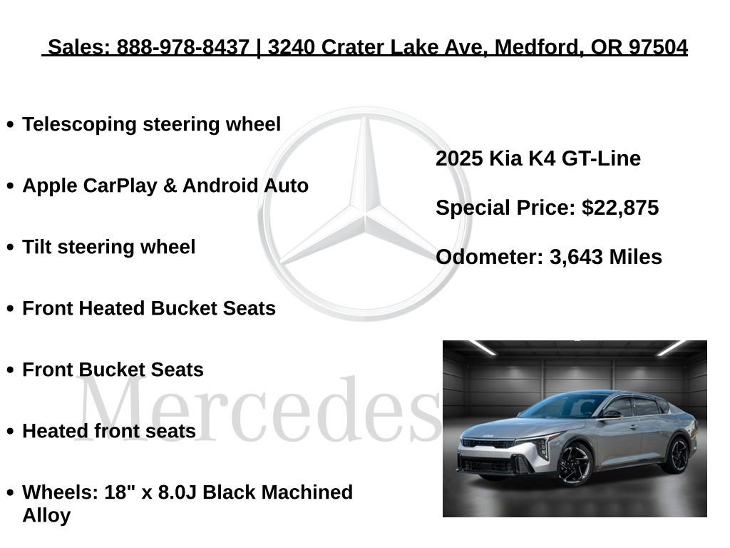 Used 2025 Kia K4 GT-Line w/ GT-Line Sunroof Package image 10