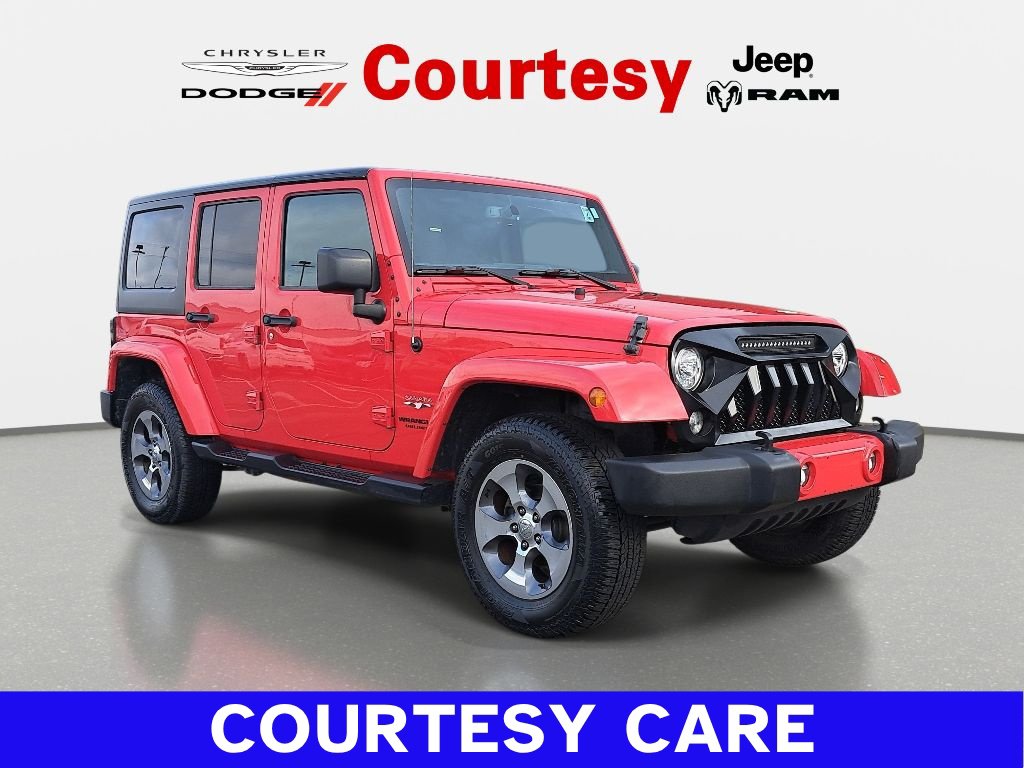 Used 2017 Jeep Wrangler Unlimited Sahara AWD/4WD image 1