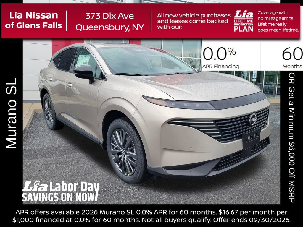 New 2026 Nissan Murano SL w/ Comfort Package