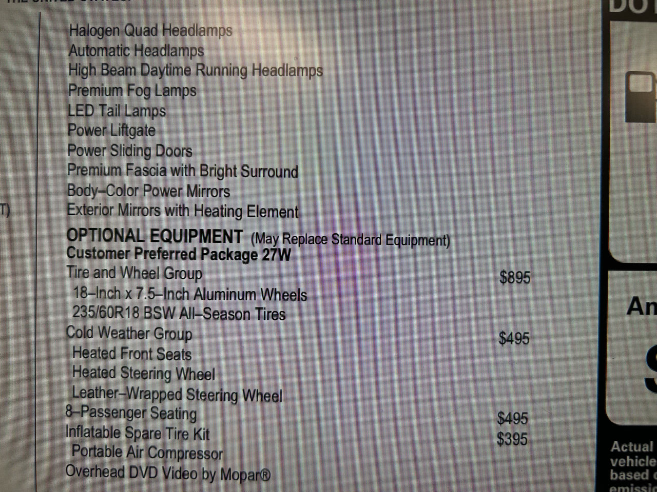 Used 2019 Chrysler Pacifica Touring Plus w/ Tire & Wheel Group image 23